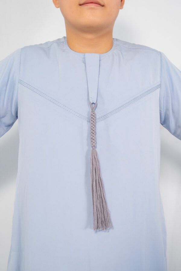 Maritime Blue Emirati Thobe - Image 2