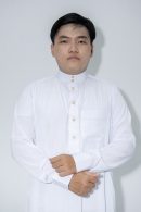 White Band Collar Thobe