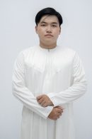 Cream Classic Band Collar Thobe