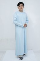 Sky Blue Classic Band Collar Thobe