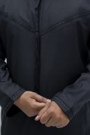 Black  Classic Band Collar Thobe